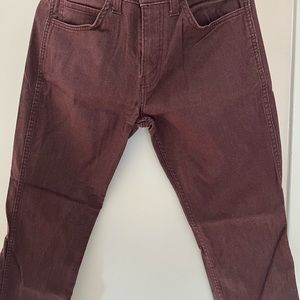 Levi's 511 Maroon Jeans